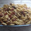El cooksnap de doclauris cuando hizo Pasta con berenjenas, tomate seco y aceitunas.