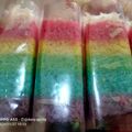 Cooksnap dari Dany Aprilianingsih untuk resep Rainbow cake ekonomis (2 telur)