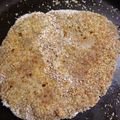El cooksnap de Maricali1979 cuando hizo Milanesa de soja texturizada vegana apta APLV.