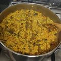 El cooksnap de Alejandro Álvarez cuando hizo Arroz meloso con acelgas.
