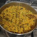 El cooksnap de Alejandro Álvarez cuando hizo Arroz meloso con acelgas.