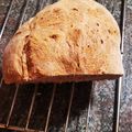El cooksnap de David López Soriano cuando hizo Pan casero integral y de espelta.