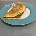 El cooksnap de Ana Muñoz cuando hizo Tortilla francesa con gabardina.