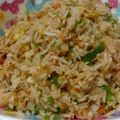Disha Prashant Chavda's cooksnap of when they made ફ્રાઈડ રાઈસ (Fried Rice Recipe In Gujarati).