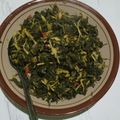 Cooksnap dari Isma Laogi untuk resep Tumis bunga pepaya daun singkong