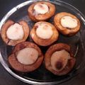 Coastiewifey's cooksnap of when they made cheesecake-stuffed peaches.