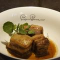 El cooksnap de Emi Abe cuando hizo Kakuni 角煮 - cuadrados de carne de cerdo.