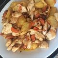 El cooksnap de M Ángeles cuando hizo Pechuga de pollo con patatas y veduritas. Muy fácil.