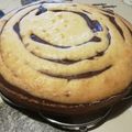 El cooksnap de Patricia Copello cuando hizo Torta cebra chocolate con vainilla 😋.