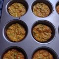 El cooksnap de Andrea Portela cuando hizo Muffins salados de zapallito y zanahoria.