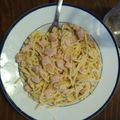 El cooksnap de Raisachaib💗 cuando hizo Espaguetis al roquefort 😉.