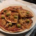El cooksnap de Sara PA cuando hizo Pizza con base de fajitas.