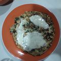 El cooksnap de marcos muñoz cuando hizo Tortilla de acelga, papa y queso.