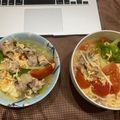 Annie Su 的 簡易番茄蛋花湯麵 cooksnap