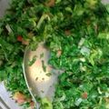 Fatima's cooksnap of when they made lebanese Taboule... lebanese and proud: -).