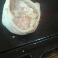 El cooksnap de Julio Medina cuando hizo Tartines de calabaza, queso y ciboulette.