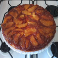 El cooksnap de Denisse Rios cuando hizo Torta de manzanas esponjosa con dulce de leche y claras a nieve.