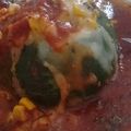 El cooksnap de Vicky Leyes cuando hizo Zapallitos rellenos con carne molida y arroz.