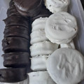 El cooksnap de Vivi De Giovanetti cuando hizo Alfajores de dulce de leche bañados en chocolate o merengue.