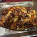 El cooksnap de Ana Muñoz cuando hizo Conejo al horno.