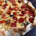 El cooksnap de Andrea Faggiani cuando hizo Tarta de tomate, cebolla y queso.