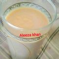 Aleeza Khan's cooksnap of when they made 🍑🍑Peach shake🍑 🍑.