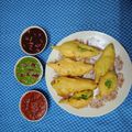 Rekha Vora's cooksnap of when they made ભરેલા મરચા ના ભજીયા.
