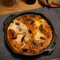 Nadya Pashkova's cooksnap of when they made Baked eggs puttanesca.