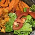 Cooksnap de Margarida quando cozinhou Batata Doce Assada com ervas.