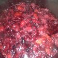 El cooksnap de Karina Medina cuando hizo Compota frutos rojos y chía (sin azúcar).