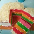 Cooksnap dari Uchi Hidayat untuk resep Steam Rainbow Cake 4 Telur