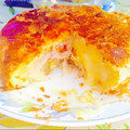 El cooksnap de coral cuando hizo Tortilla de patatas en hojaldre rellena de jamón de york y queso .