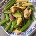 菜菜 的 瑪莉廚房：清炒甜豆玉米筍 cooksnap