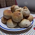 El cooksnap de eugenia gutierrez cuando hizo Panes saborizados: Salame y cebolla.