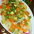 صورة من طبخات بنت الشام منى Madona ، شاركها بعد تجربة وصفة مكرونه بالمفرومه والخضار