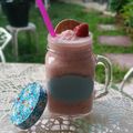 El cooksnap de BioThink cuando hizo Smoothie de fresa y plátano.
