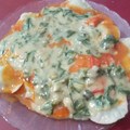 El cooksnap de Magali Torres cuando hizo Ravioles (masa sin huevo).