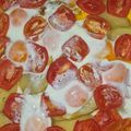 El cooksnap de Maria Garcia cuando hizo Patatas asadas con tomate y huevos al horno.