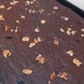El cooksnap de Vale cuando hizo Brownie económico con aceite y cacao.