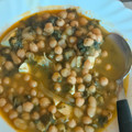 El cooksnap de Sara García Ramajo cuando hizo Potaje de garbanzos, bacalao, judía blanca y espinacas en olla exprés.