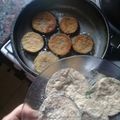 El cooksnap de Ari Torrez cuando hizo Milanesas de berenjenas.