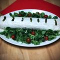 El cooksnap de Arianne cuando hizo Tronco de Navidad salado con salmón ahumado.