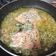 El cooksnap de Claudia Rojas cuando hizo Salmón con gulas y gambas.