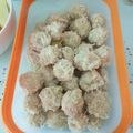 Cooksnap dari Ayis Nurwita untuk resep Bakso Rambutan (Bakso Ayam Kres- Giling Blender)