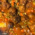 El cooksnap de Tamara Cortes Cortes cuando hizo Albóndigas a la jardinera.