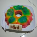 Cooksnap dari Mheymhey untuk resep Puding Roti Tawar Rainbow