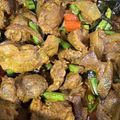 Cooksnap Mas Mary semasa beliau membuat Hati Ayam, Pedal Dan Kacang Panjang Masak Kari.