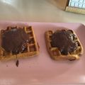 El cooksnap de eva cuando hizo Gofres de calabaza y chocolate.