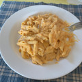 El cooksnap de Laura cuando hizo Macarrones en salsa de calabaza naranja 🤤.