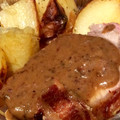 El cooksnap de Paula1960 cuando hizo Carré de cerdo con panceta y ciruelas.